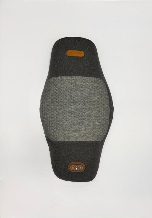 RELAXY™ – PODUSZKA LĘDŹWIOWA Z MASAŻEM 3D SHIATSU, PODGRZEWANIE, USB-C, ULGA DLA PLECÓW 24/7